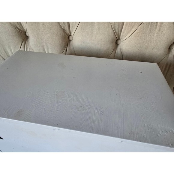 Vintage Krestline Bread Box with 4 Drawers – White Metal Kitchen Organizer – USA - Picture 11 of 11